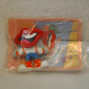 Tang Lips toy figurine PVC MIP Flap the Rapper mouth 1980s Applause Will Vinton